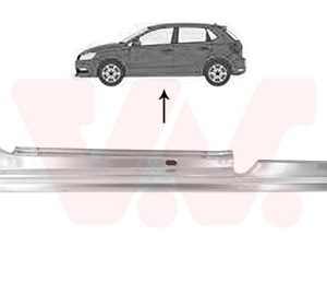 Placa de prag VAN WEZEL 5829101 – VW | AutoRival