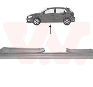 Placa de prag VAN WEZEL 5829103 – VW | AutoRival