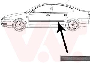 Elemente decorative / protectie portiera VAN WEZEL 5836425 – VW | AutoRival