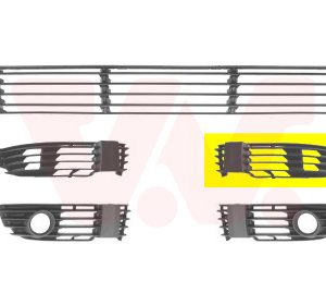 Grila ventilatie bara protectie VAN WEZEL 5837591 – VW | AutoRival