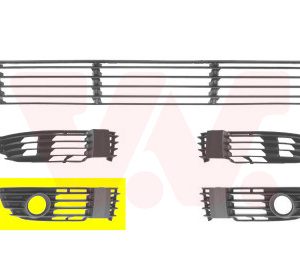 Grila ventilatie bara protectie VAN WEZEL 5837594 – VW | AutoRival