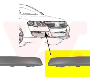 Banda de protectie bara de protectie VAN WEZEL 5839583 – VW | AutoRival