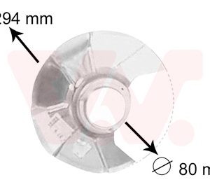 Protectie stropire disc frana VAN WEZEL 5858371 – VW | AutoRival