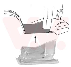 Placa de prag VAN WEZEL 5870104 – VW | AutoRival