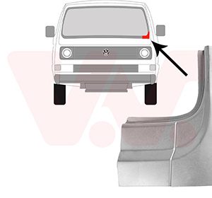 Rama parbriz VAN WEZEL 5870151 – VW | AutoRival
