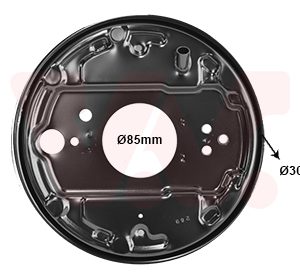 Protectie stropire disc frana VAN WEZEL 5870373 – VW | AutoRival