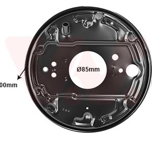 Protectie stropire disc frana VAN WEZEL 5870374 – VW | AutoRival