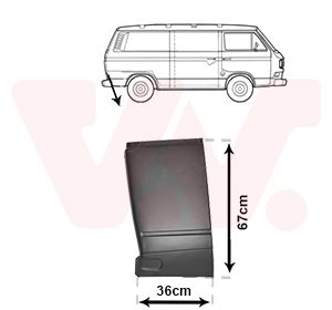 Panou lateral VAN WEZEL 5871134 – VW | AutoRival