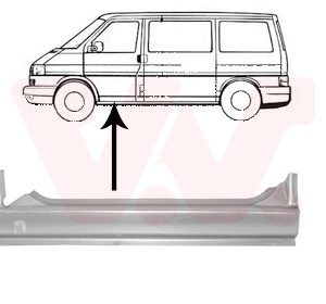 Placa de prag VAN WEZEL 5874101 – VW | AutoRival