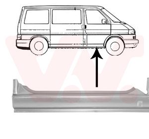 Placa de prag VAN WEZEL 5874102 – VW | AutoRival