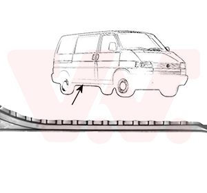 Placa de prag VAN WEZEL 5874124 – VW | AutoRival