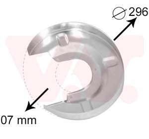 Protectie stropire disc frana VAN WEZEL 5874373 – VW | AutoRival