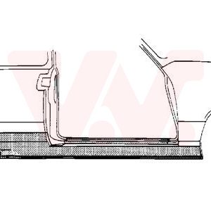 Placa de prag VAN WEZEL 5880102 – VW | AutoRival