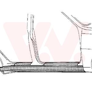 Placa de prag VAN WEZEL 5880104 – VW | AutoRival