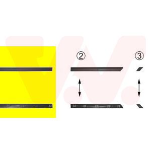 Elemente decorative / protectie portiera VAN WEZEL 5880423 – VW | AutoRival