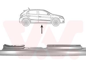 Placa de prag VAN WEZEL 5886104 – VW | AutoRival
