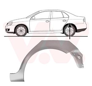 Panou lateral VAN WEZEL 5886147 – VW | AutoRival