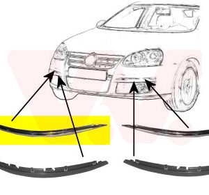 Banda de protectie bara de protectie VAN WEZEL 5886484 – VW | AutoRival