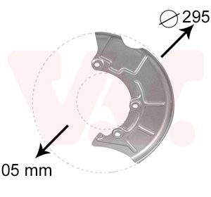 Protectie stropire disc frana VAN WEZEL 5888371 – VW | AutoRival