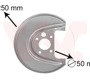 Protectie stropire disc frana VAN WEZEL 5888373 – VW | AutoRival
