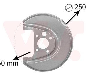 Protectie stropire disc frana VAN WEZEL 5888374 – VW | AutoRival