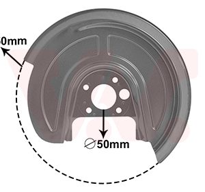 Protectie stropire disc frana VAN WEZEL 5892373 – VW | AutoRival