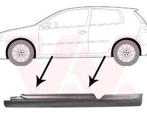 Placa de prag VAN WEZEL 5894101 – VW | AutoRival