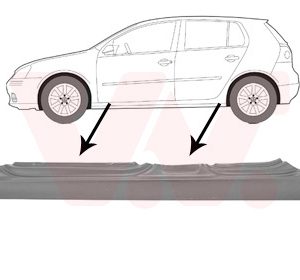 Placa de prag VAN WEZEL 5894103 – VW | AutoRival