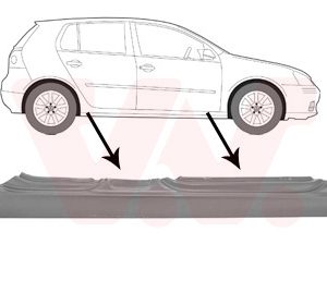 Placa de prag VAN WEZEL 5894104 – VW | AutoRival