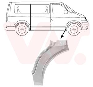Aripa VAN WEZEL 5896156 – VW | AutoRival