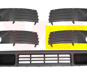 Grila ventilatie bara protectie VAN WEZEL 5896593 – VW | AutoRival