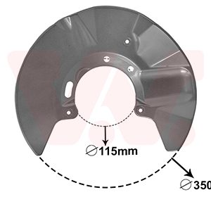 Protectie stropire disc frana VAN WEZEL 5897371 – VW | AutoRival