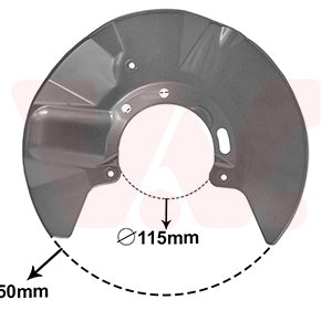 Protectie stropire disc frana VAN WEZEL 5897372 – VW | AutoRival