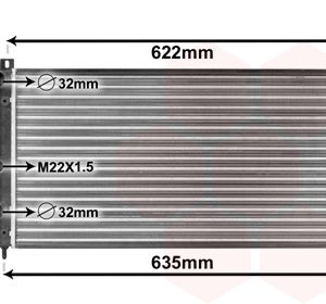 Radiator racire motor VAN WEZEL 76002003 – VW | AutoRival