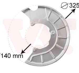 Protectie stropire disc frana VAN WEZEL 7622371 – VW | AutoRival