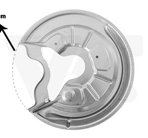 Protectie stropire disc frana VAN WEZEL 7622373 – VW | AutoRival