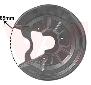 Protectie stropire disc frana VAN WEZEL 7623374 – VW | AutoRival