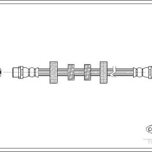 Furtun frana CORTECO 19020444 – VW | AutoRival