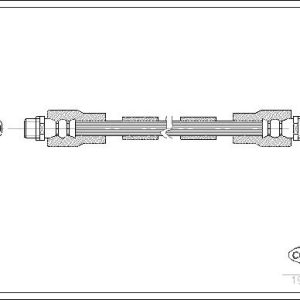 Furtun frana CORTECO 19031070 – VW | AutoRival