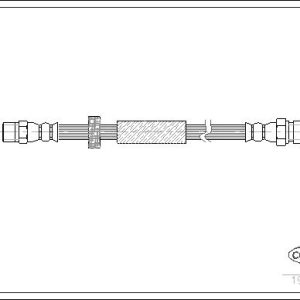 Furtun frana CORTECO 19031634 – VW | AutoRival