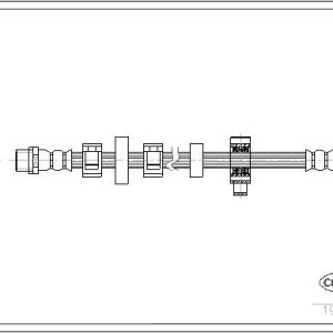 Furtun frana CORTECO 19034272 – VW | AutoRival