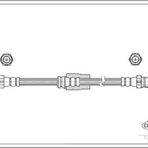 Furtun frana CORTECO 19036320 – VW | AutoRival