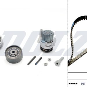 Set pompa apa + curea dintata DOLZ KD048 – VW | AutoRival