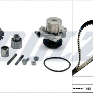 Set pompa apa + curea dintata DOLZ KD153 – VW | AutoRival