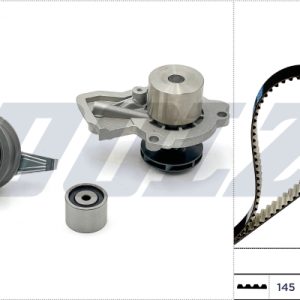 Set pompa apa + curea dintata DOLZ KD253 – VW | AutoRival