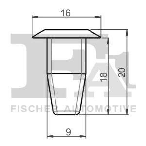 Clips acoperire decorativa si protectie FA1 11-60012.5 – VW | AutoRival