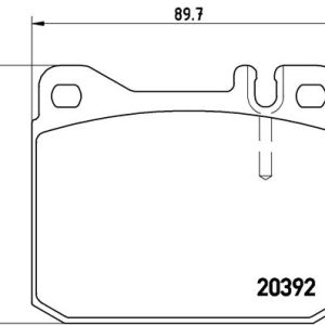 Set placute frana BREMBO P 85 007 – VW | AutoRival