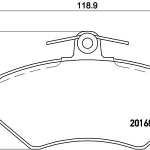 Set placute frana BREMBO P 85 011 – VW | AutoRival