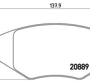 Set placute frana BREMBO P 85 019 – VW | AutoRival