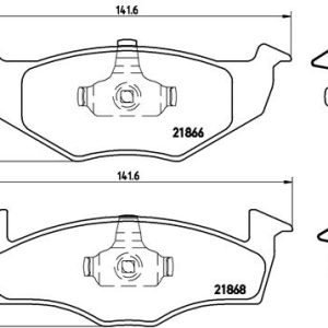 Set placute frana BREMBO P 85 030 – VW | AutoRival